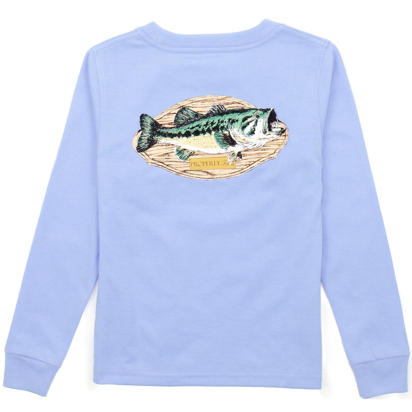 Bass Mount L/S Tee - Lt. Blue