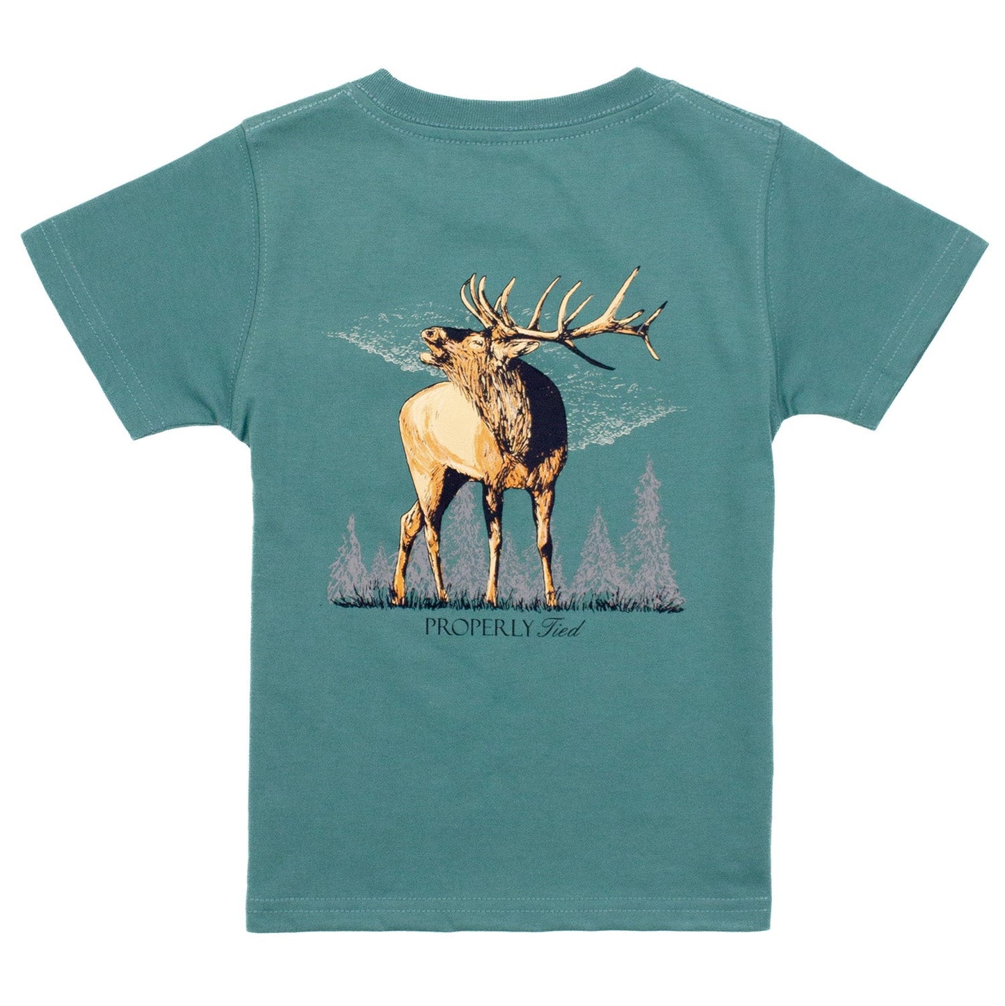 Elk Tee - Marine Green