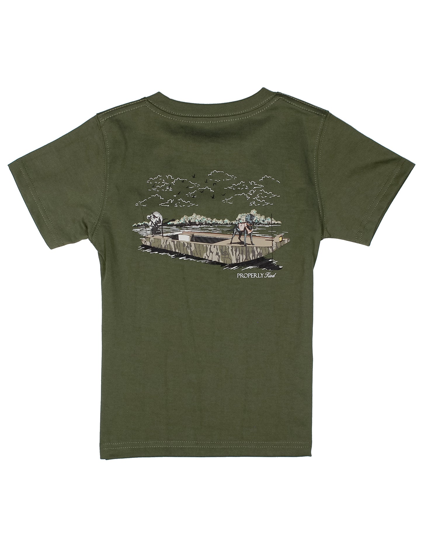 Mossy Oak Boat Ride SS Olive