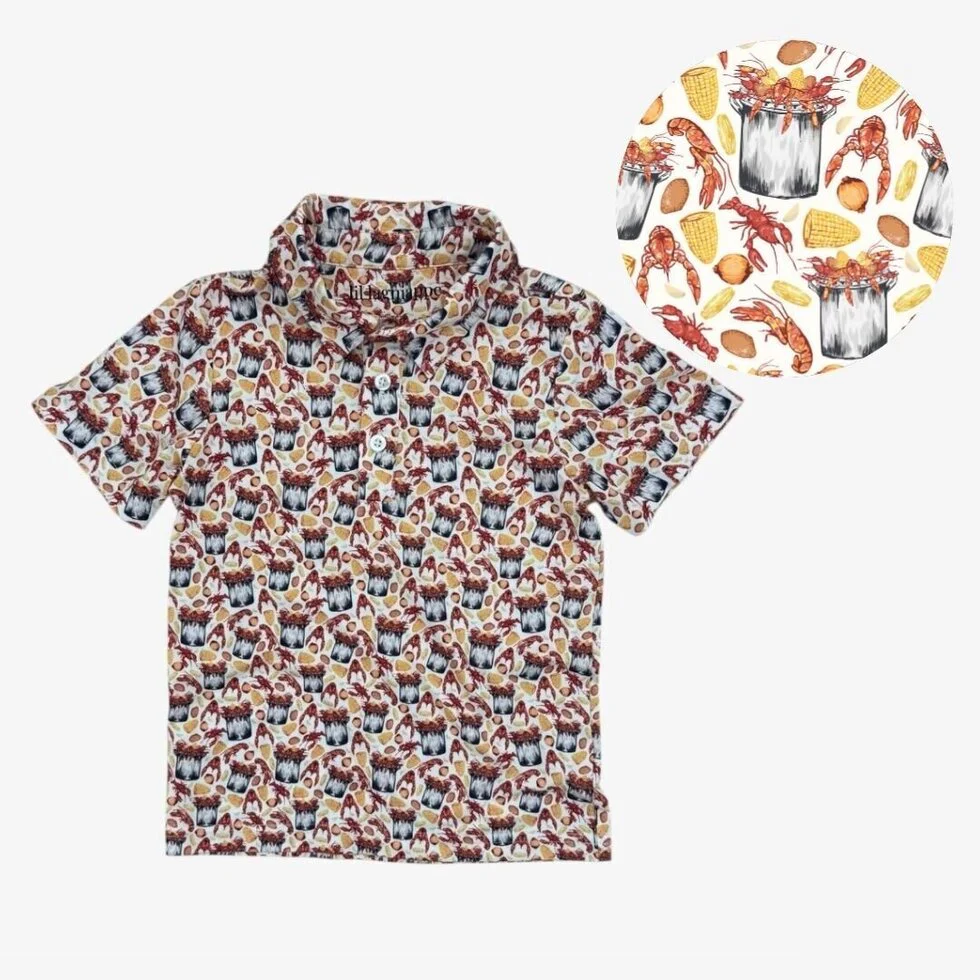 CoolShade™ Scottie Polo (UPF 50+) - Crawfish Boil