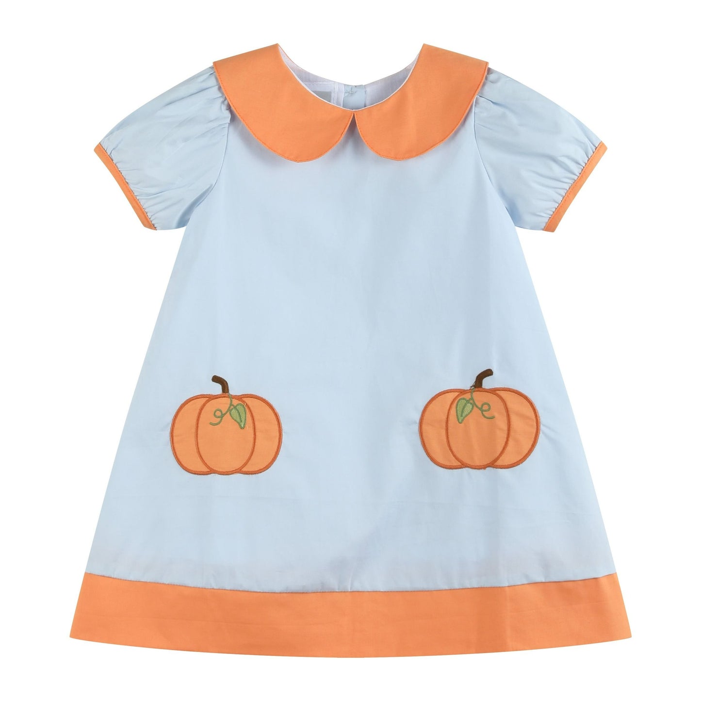 Lt. Blue Pumpkin Collar Dress