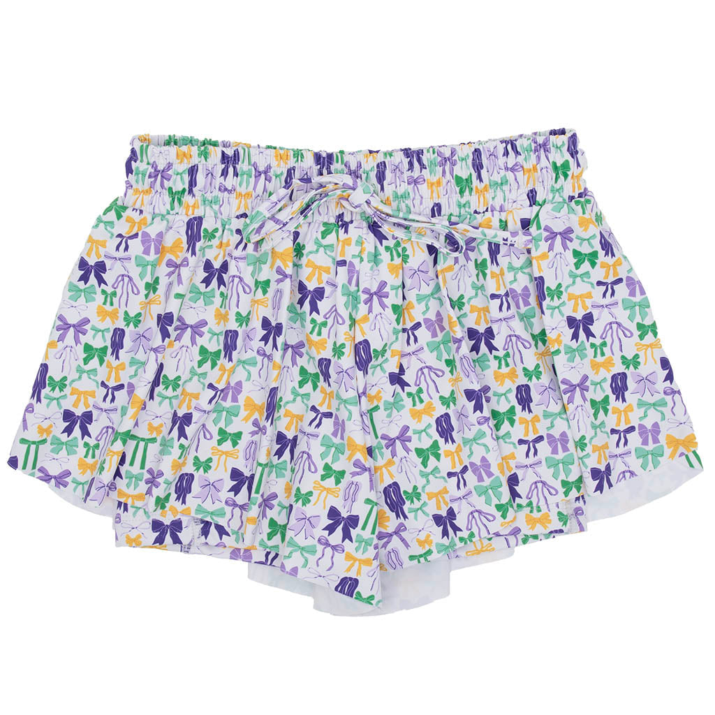 Mardi Gras Bows Butterfly Short