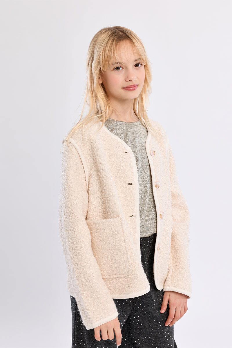 Off White Woven Jacket