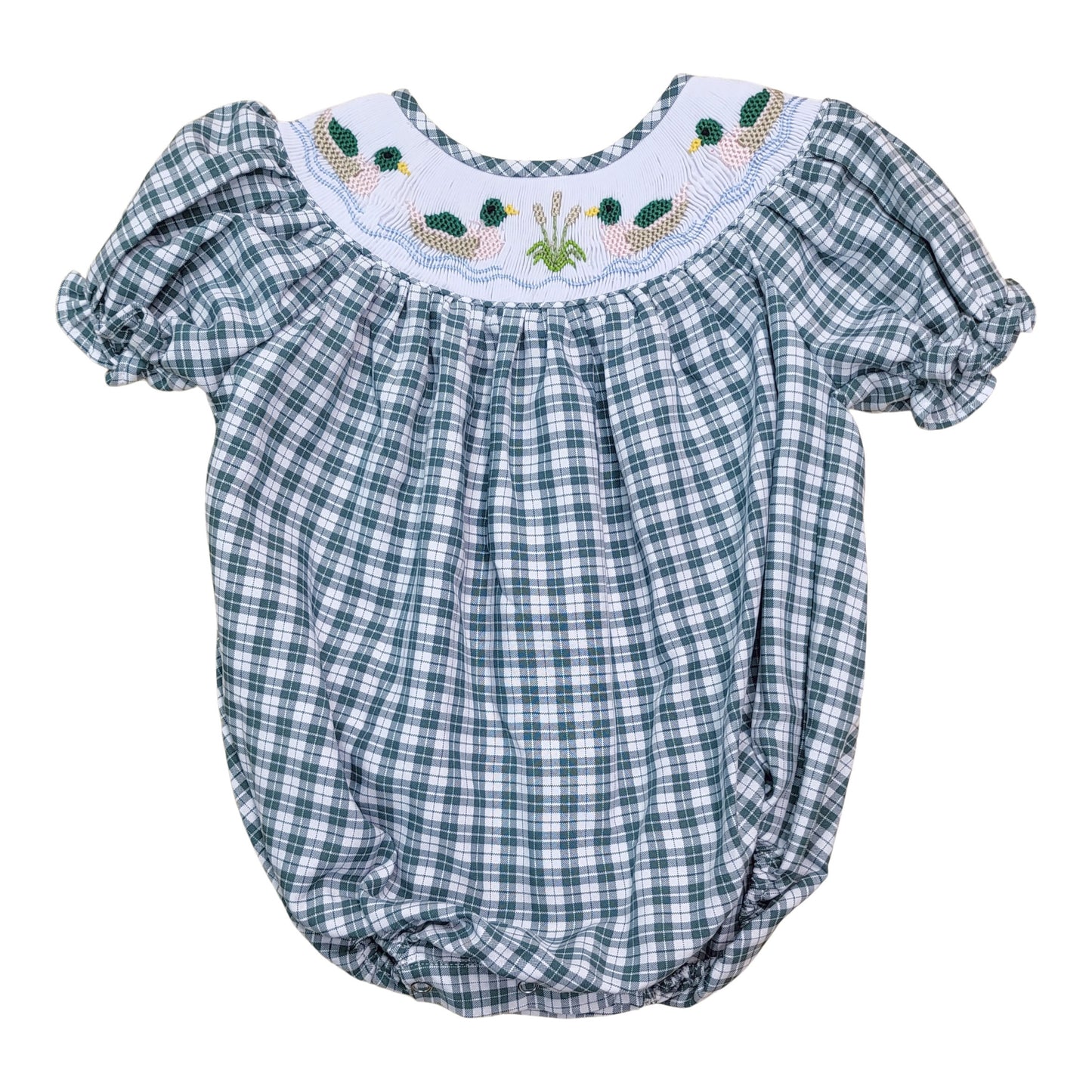 Mallard Smocked Girl Bubble