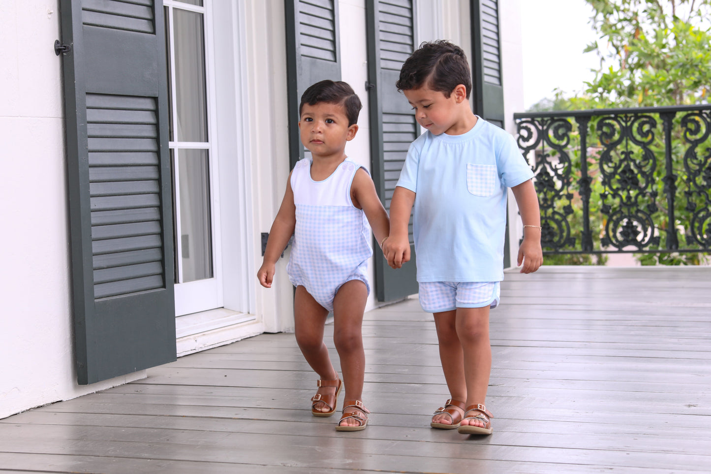 Madden Bubble - Lt. Blue Gingham