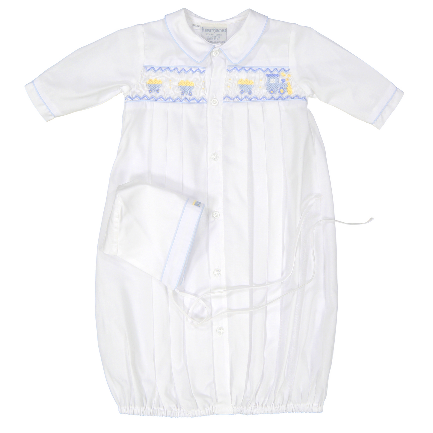 Train Smocked Take Home Gown