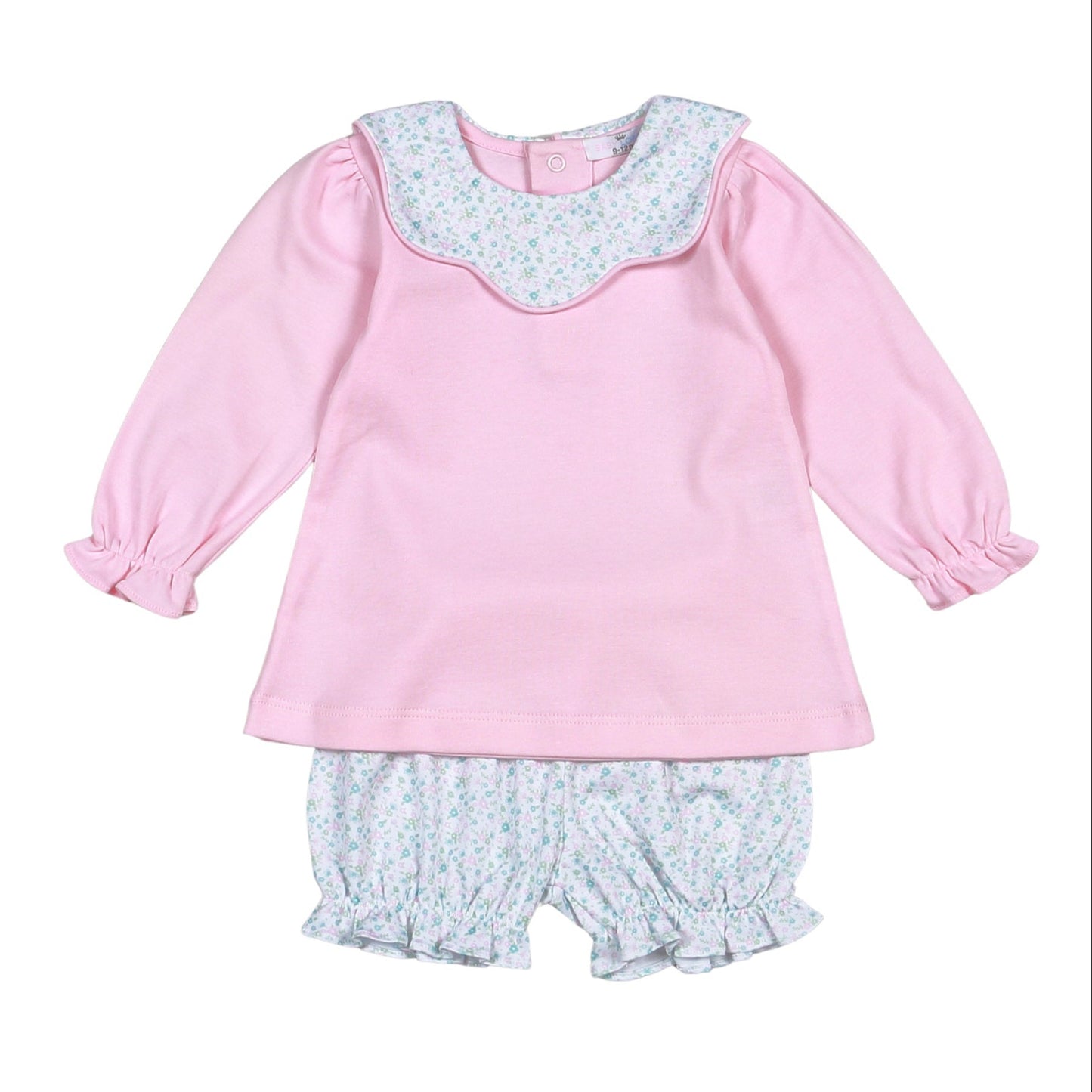 Nicolle Scallop Pima Bloomer Set