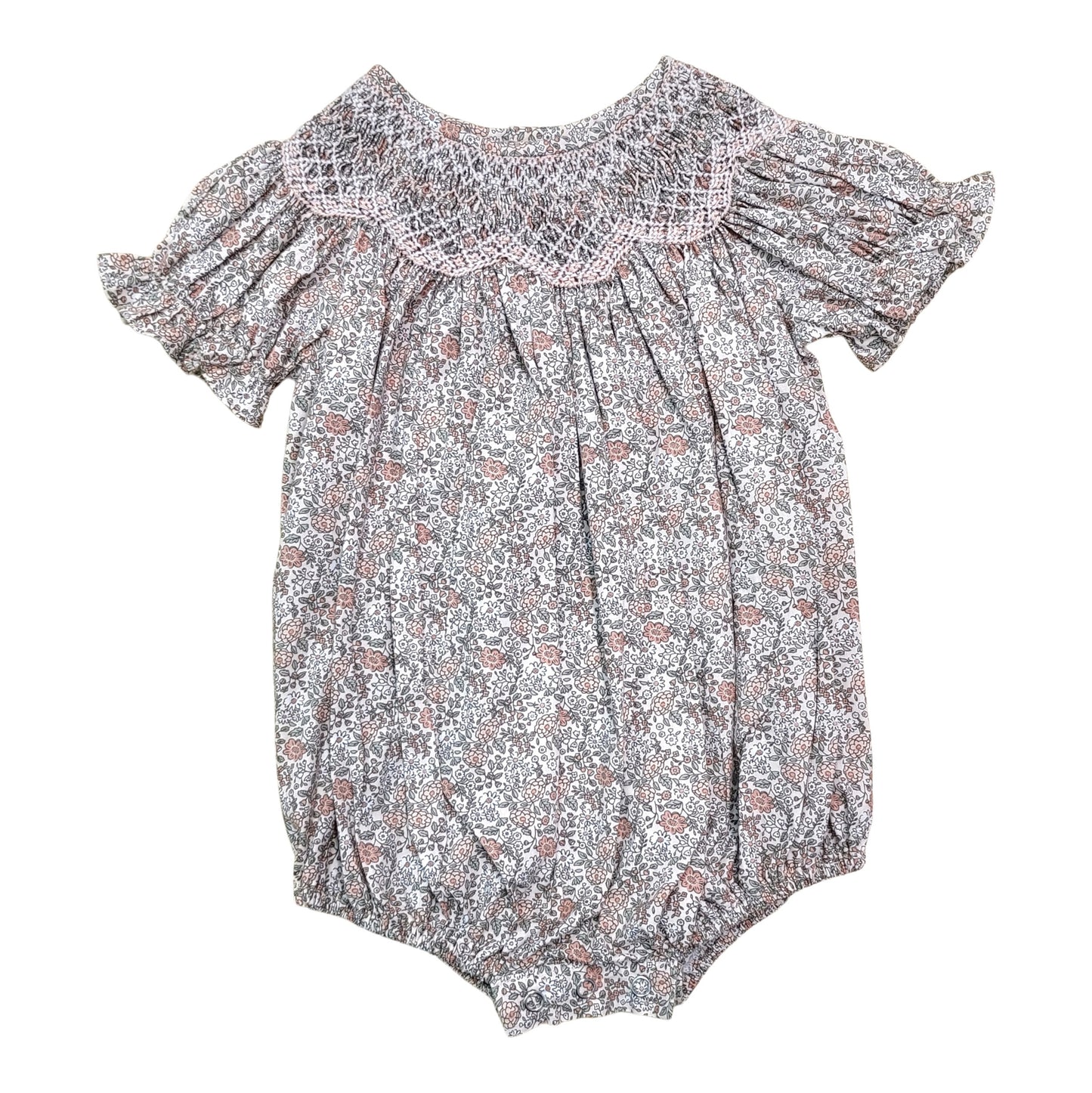 Sabrina Peachy Pink Floral Bubble
