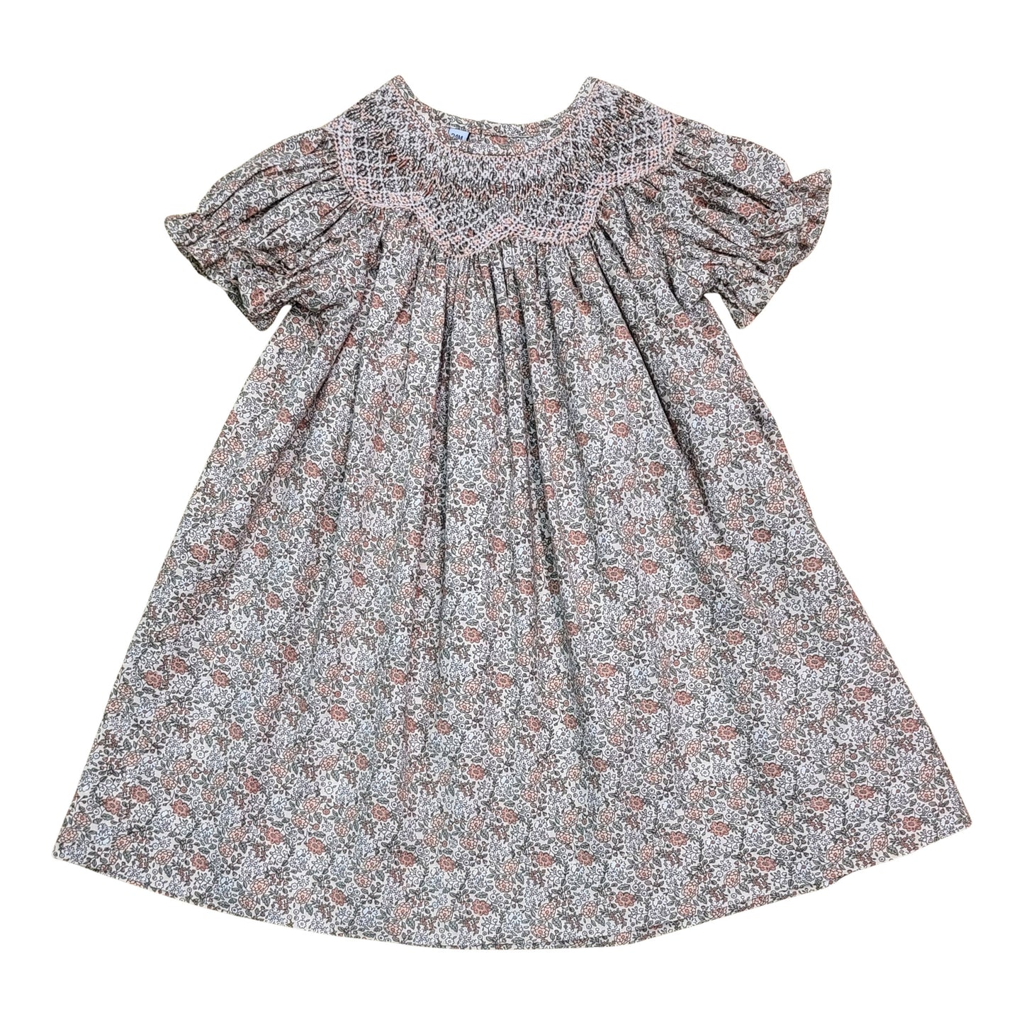 Sabrina Peachy Pink Floral Dress