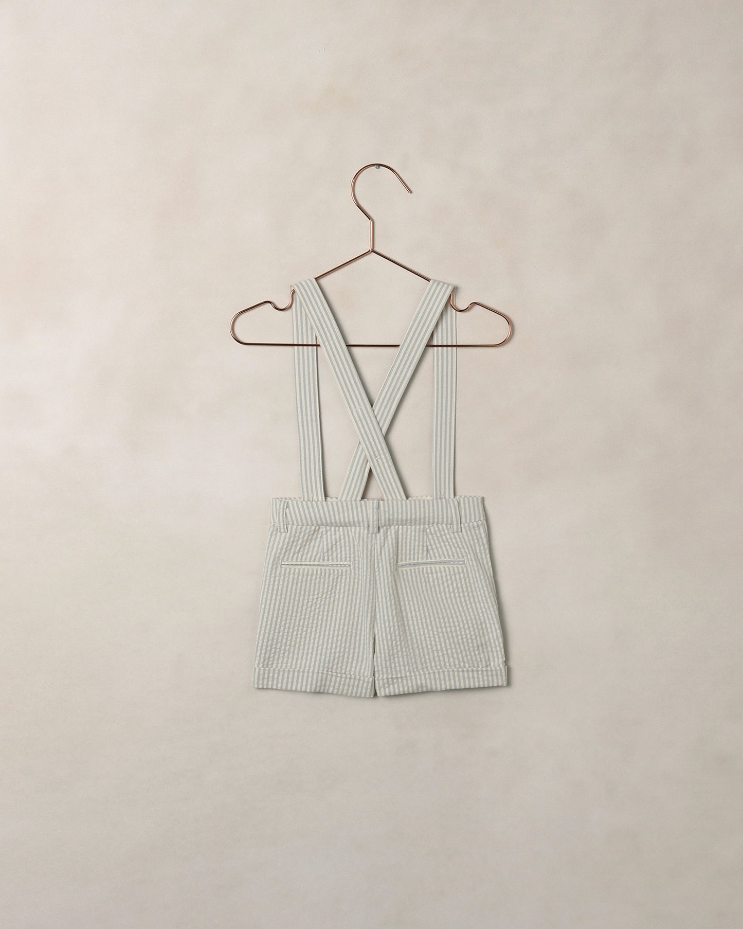 Suspender Short - Sky Stripe