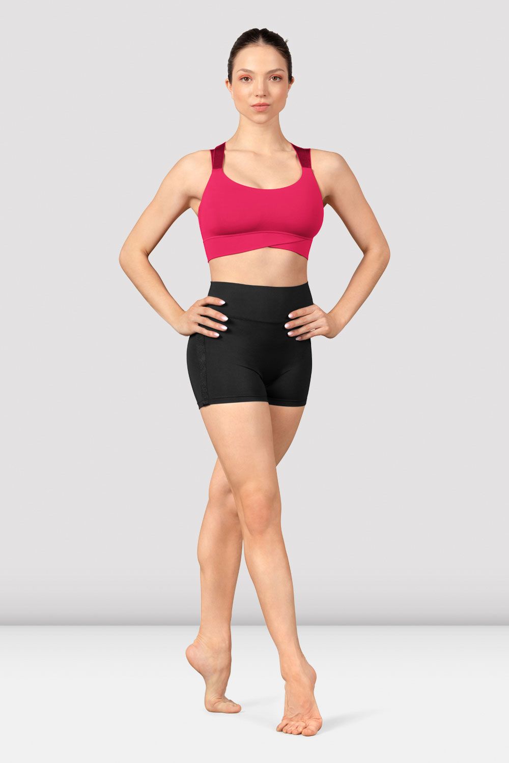 Cross Back Crop Top - Watermelon