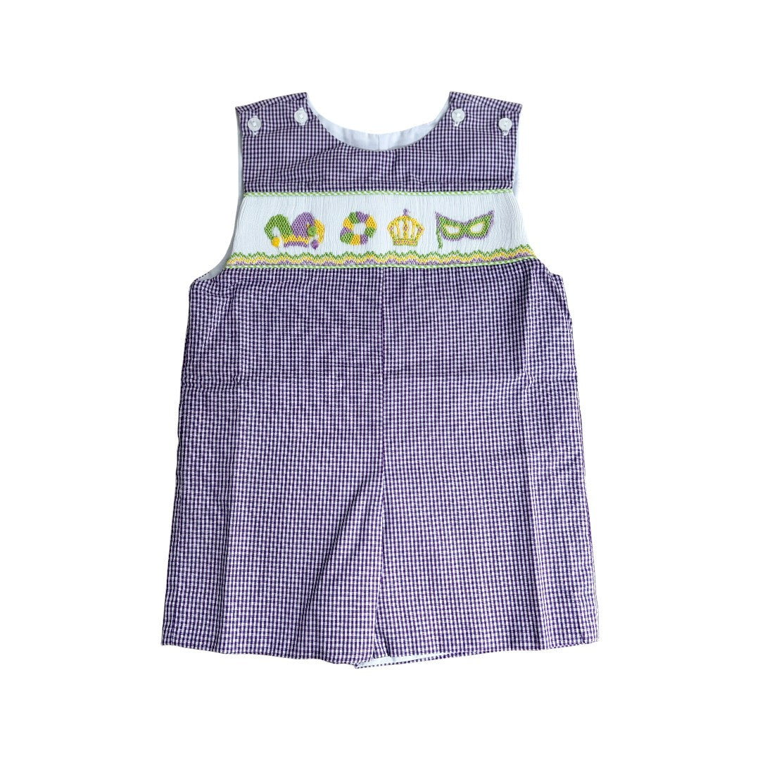 Mardi Gras Carnival Smock Shortall