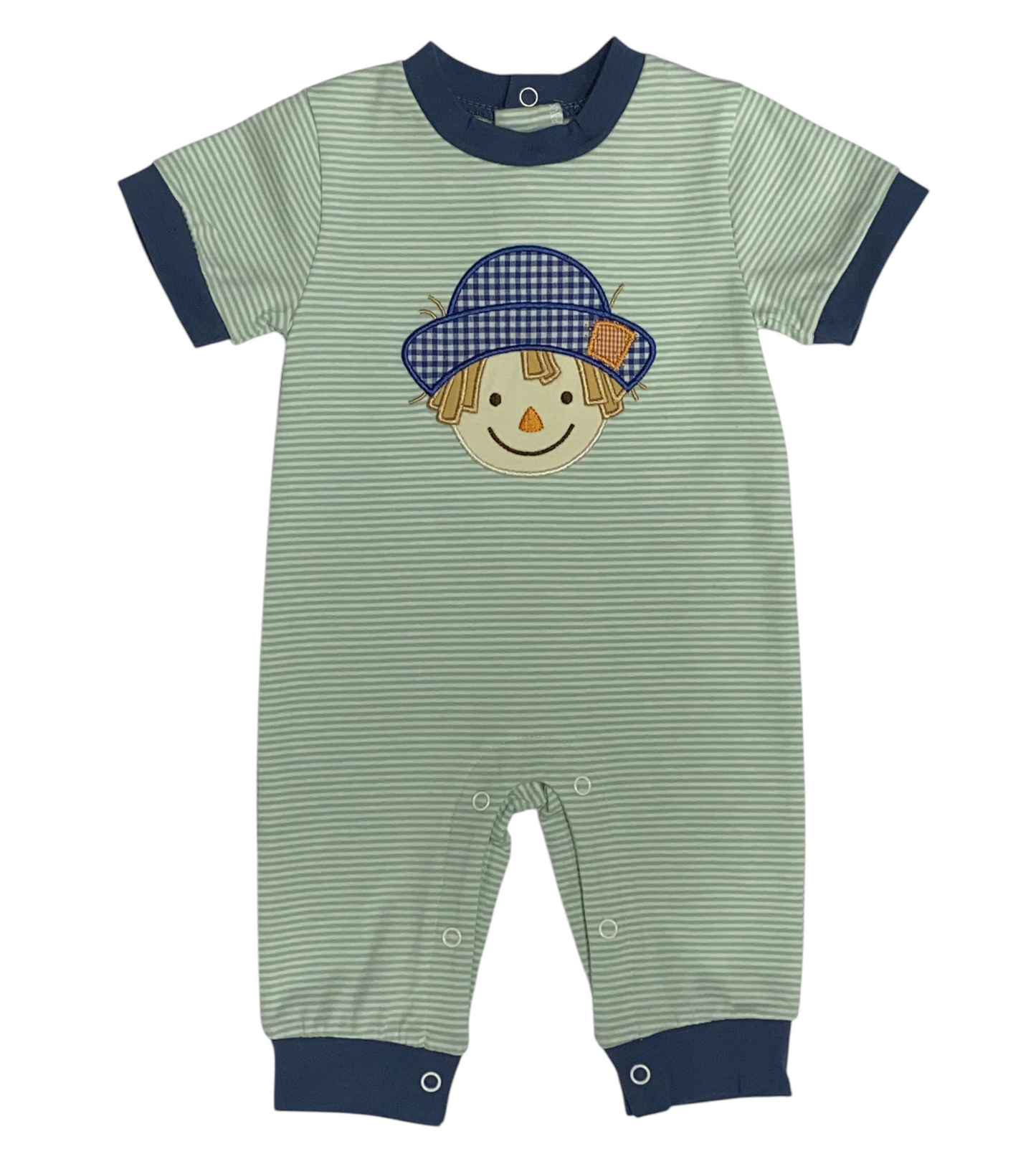 Scarecrow Appl. Boys Romper