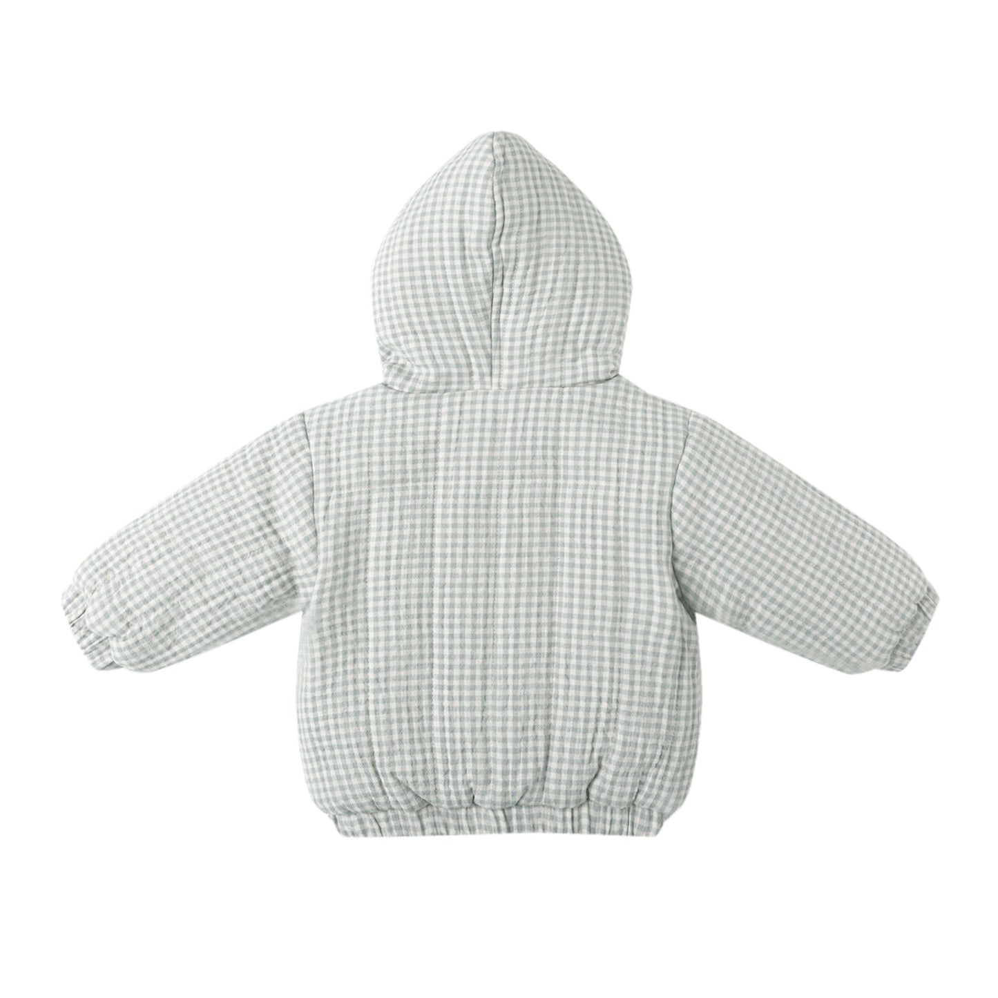 Hooded Jacket - Blue Gingham
