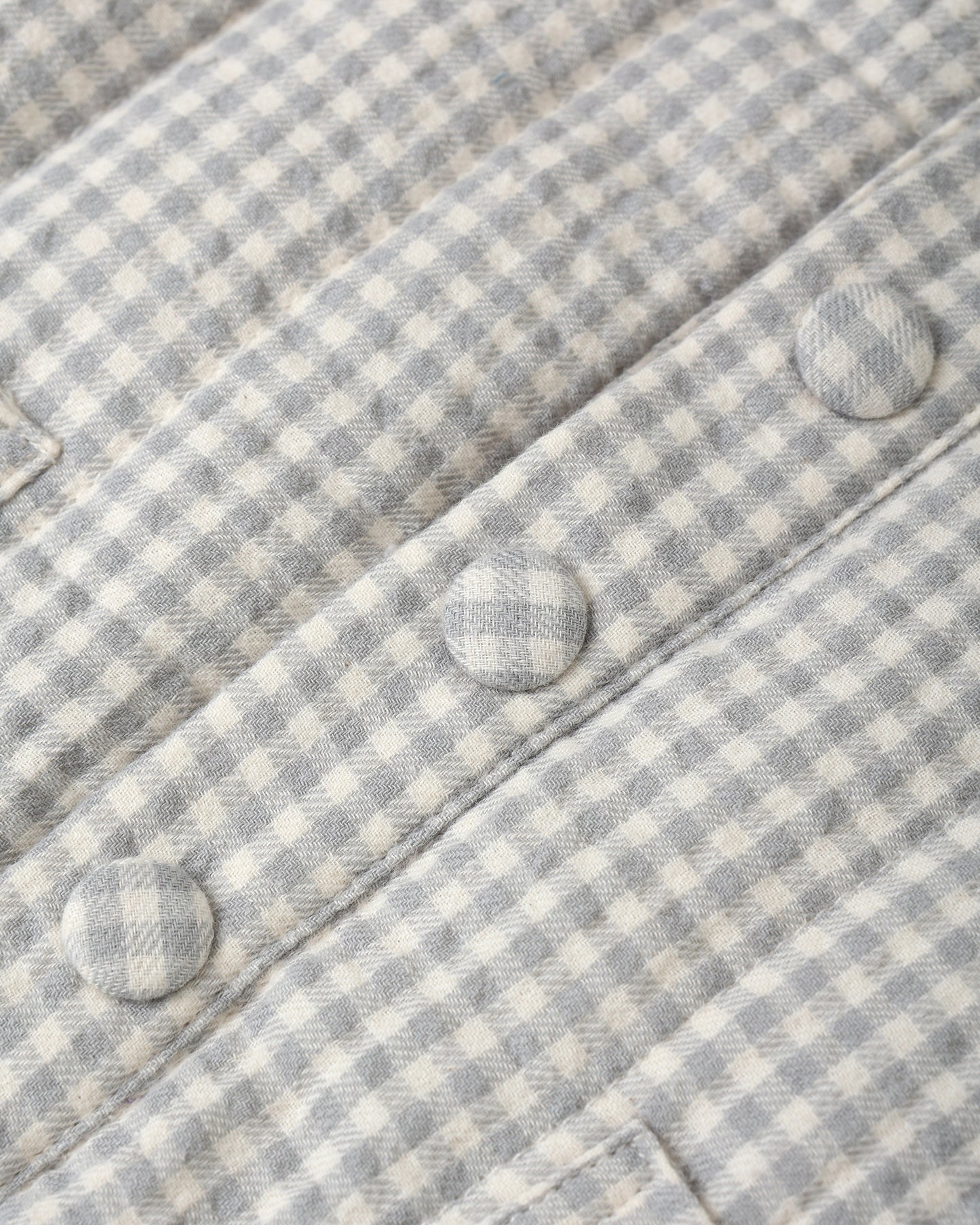Hooded Jacket - Blue Gingham