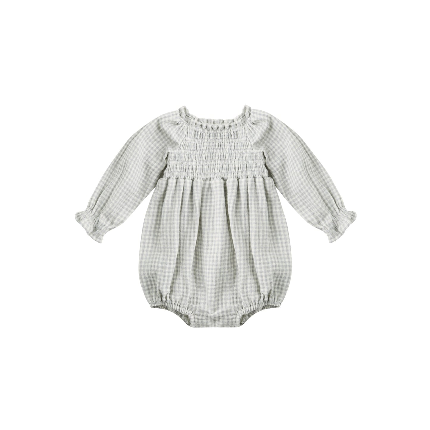 Eden Romper - Blue Gingham