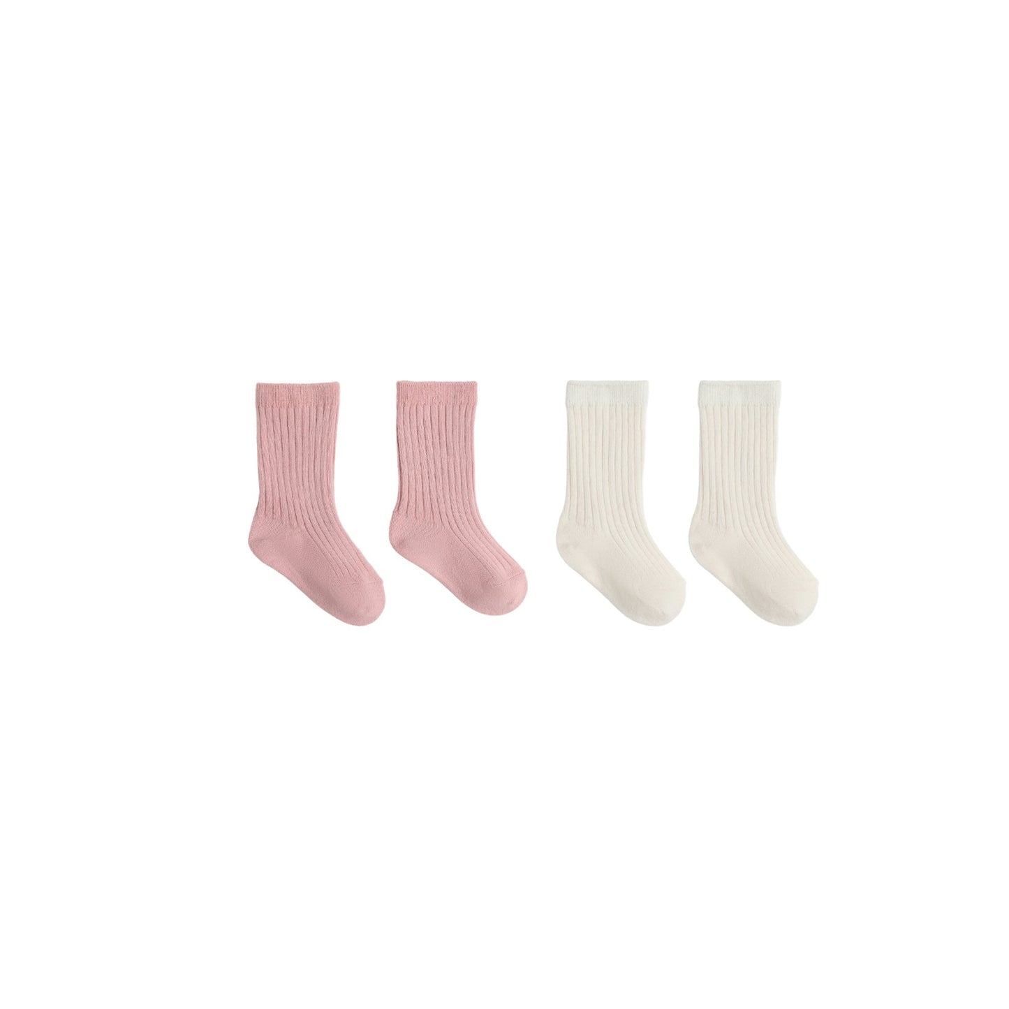 Socks Set - Natural/Rose