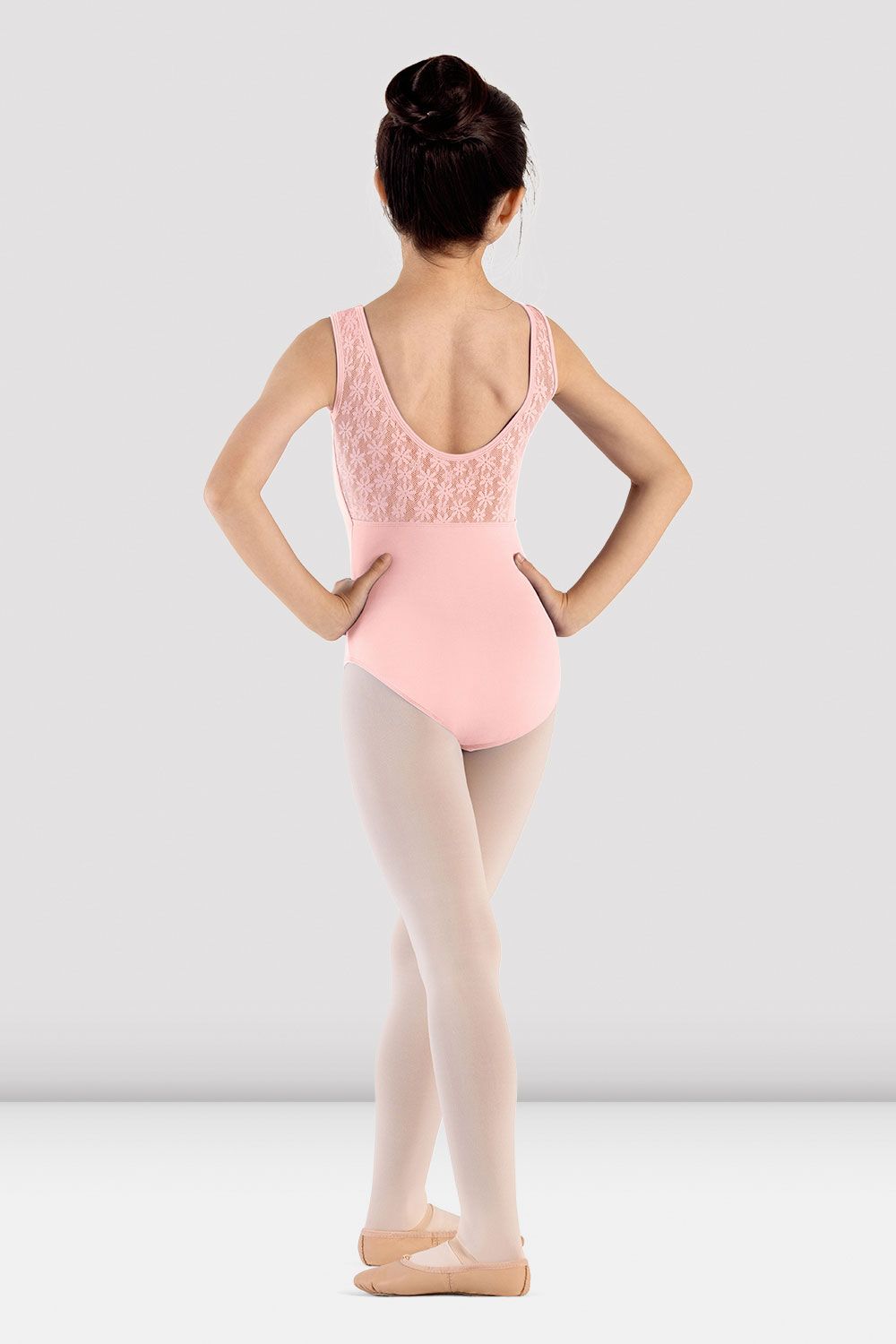 Daisy Lace Leotard - Pink