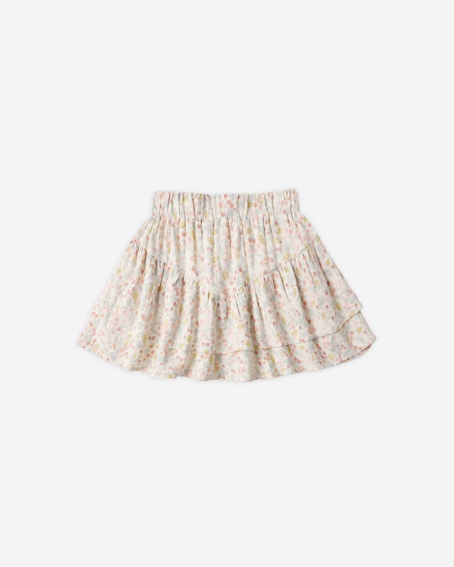 Tiered Mini Skirt - Summer Garden
