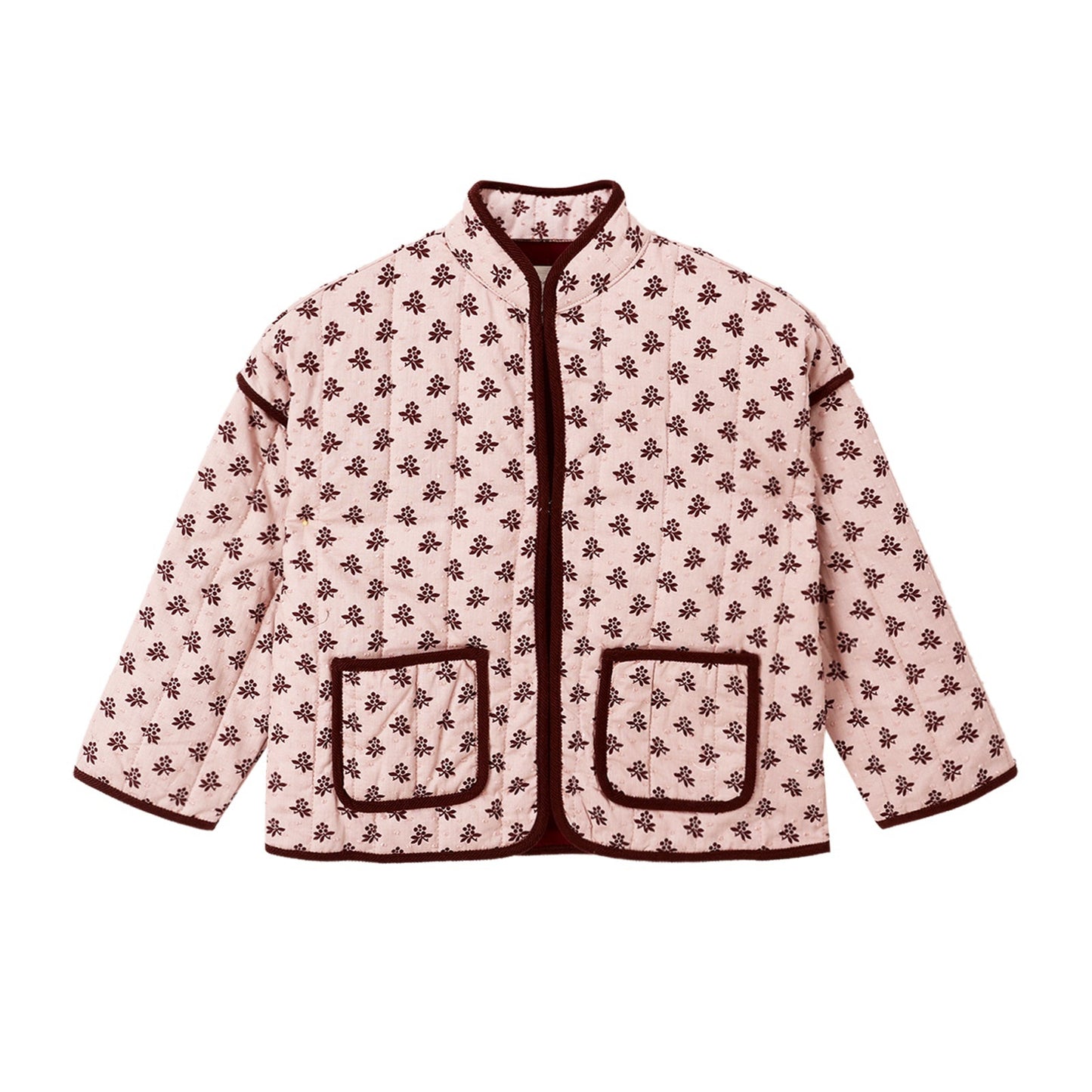 Quilted Jacket - Blush Fleur