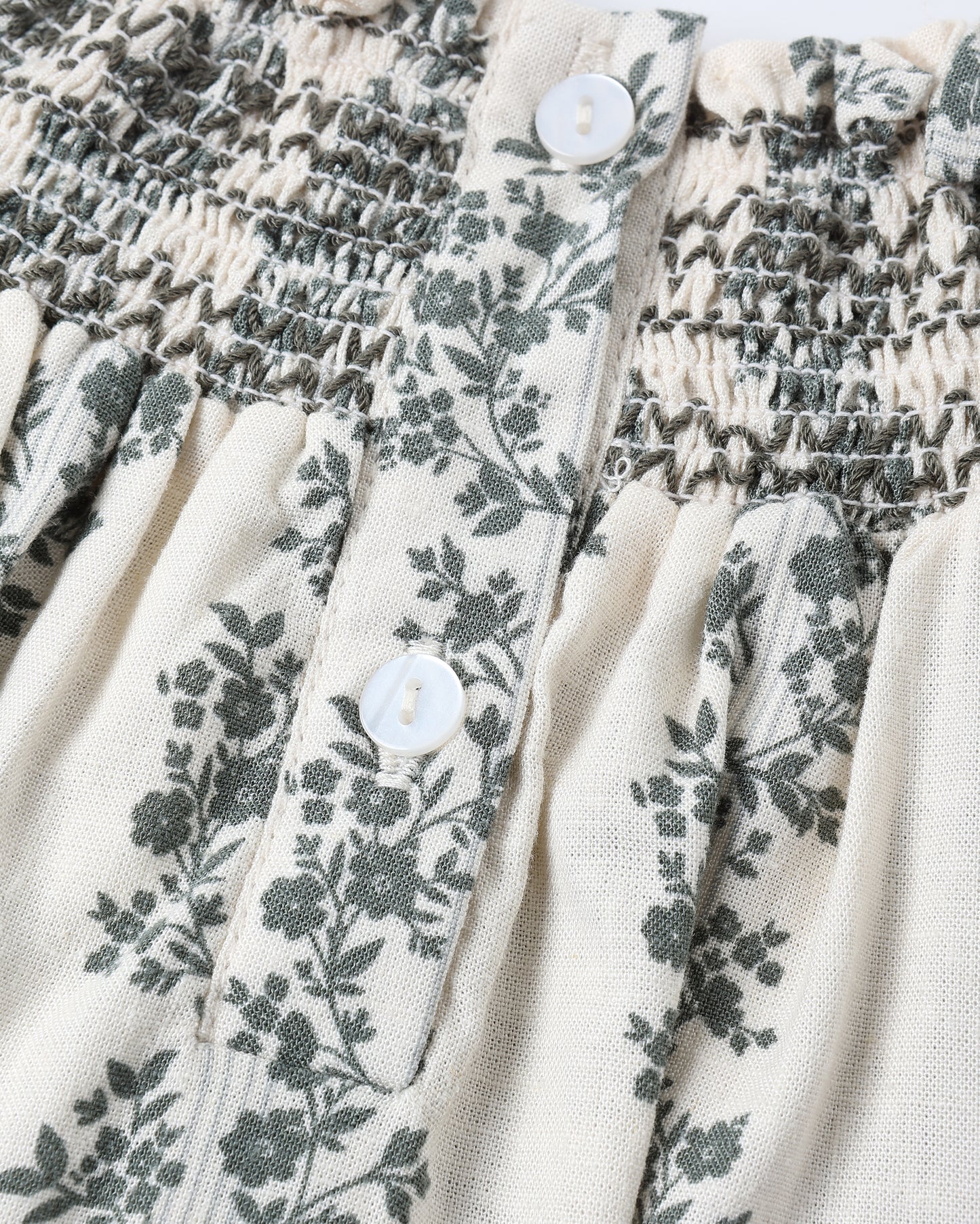 Ada Romper - Green Vines