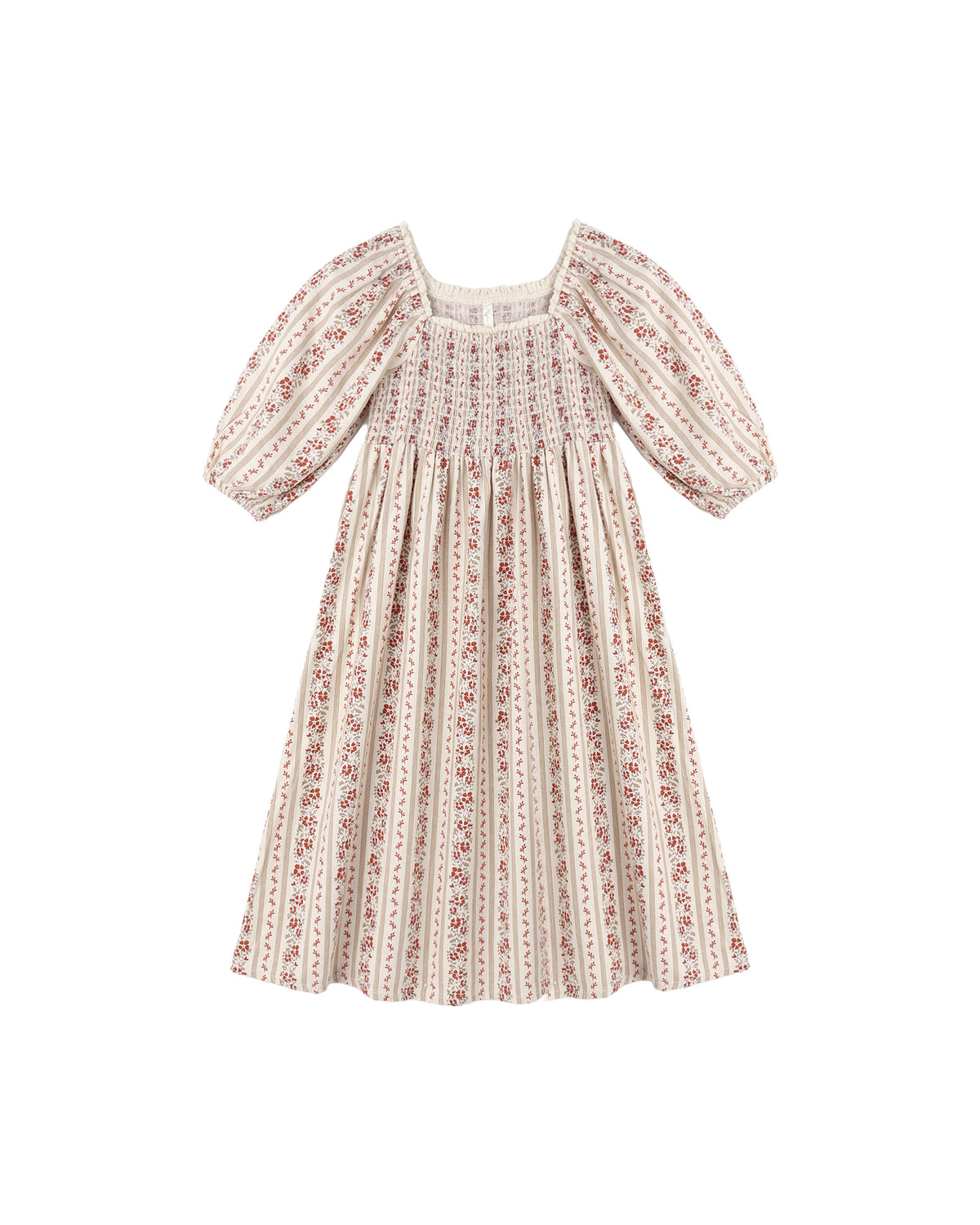 Della Floral Stripe Dress