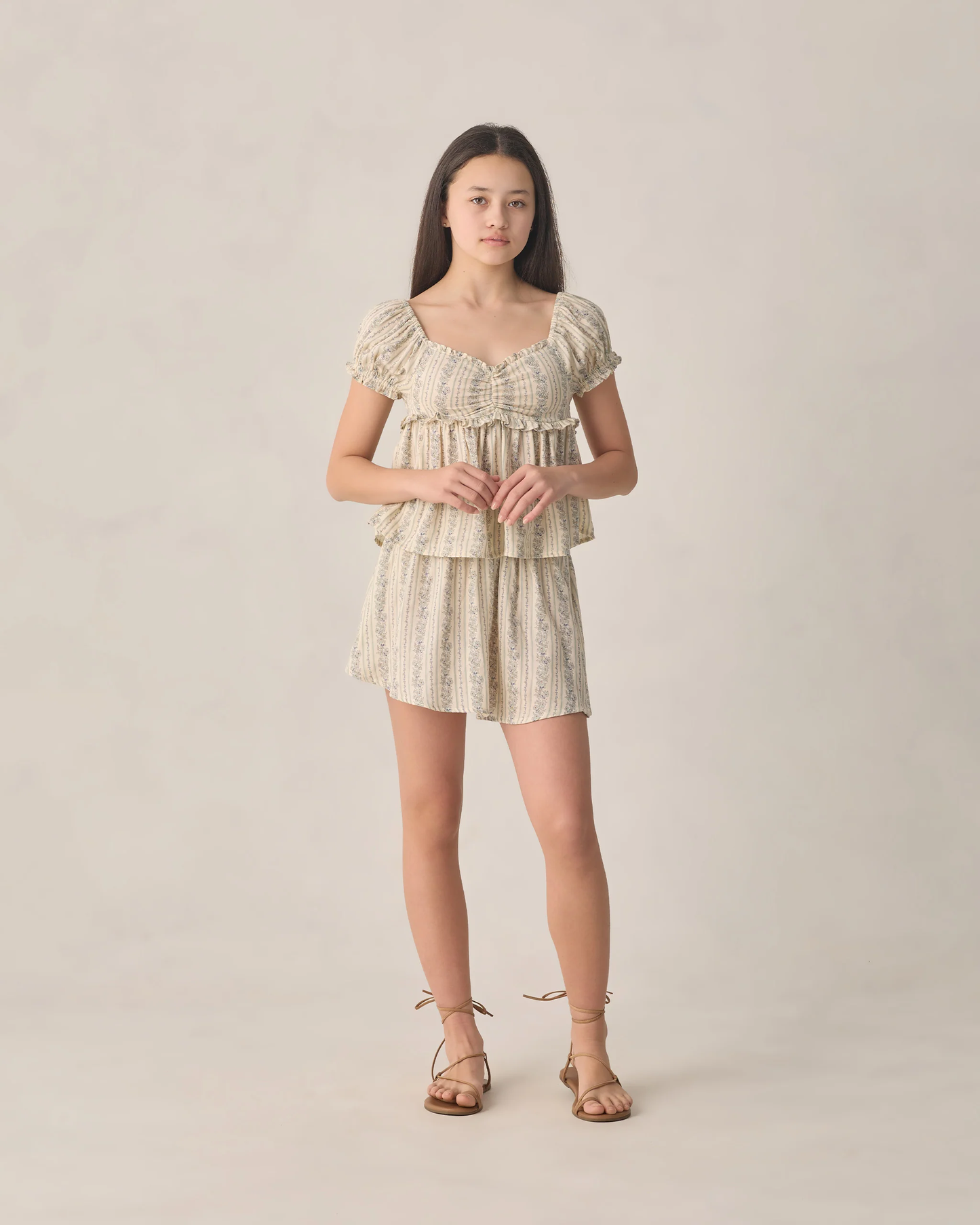 Jubilee Top - Blue Floral
