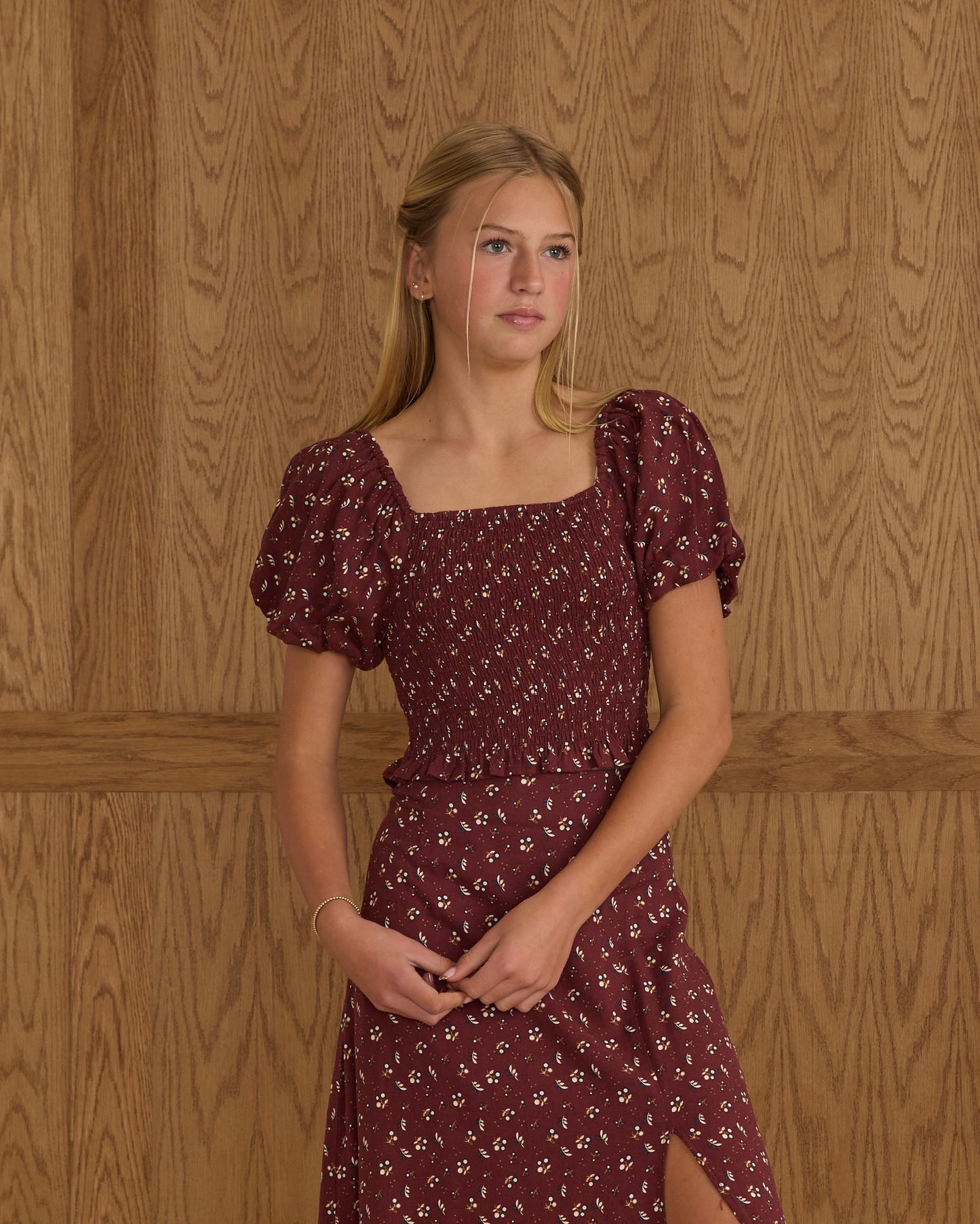 Midi Skirt - Harvest Berry