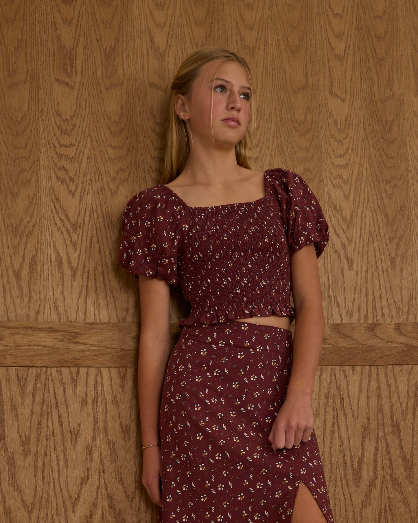 Midi Skirt - Harvest Berry