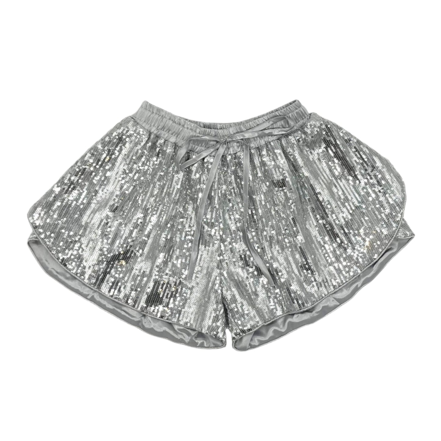 Silver Sequins Butterfly Shorts