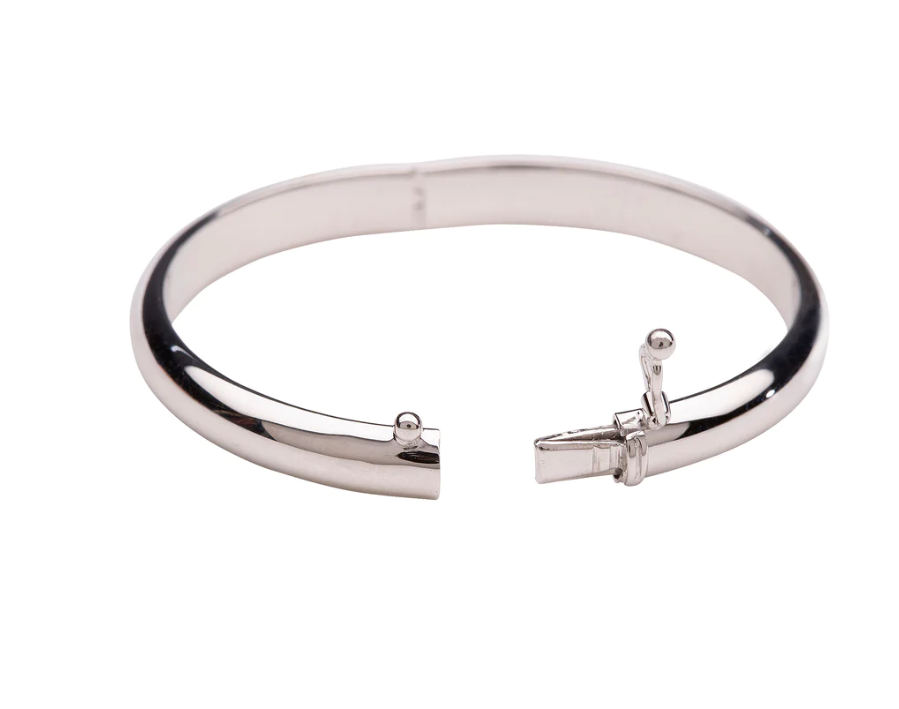 Classic Bangle Bracelet - Silver