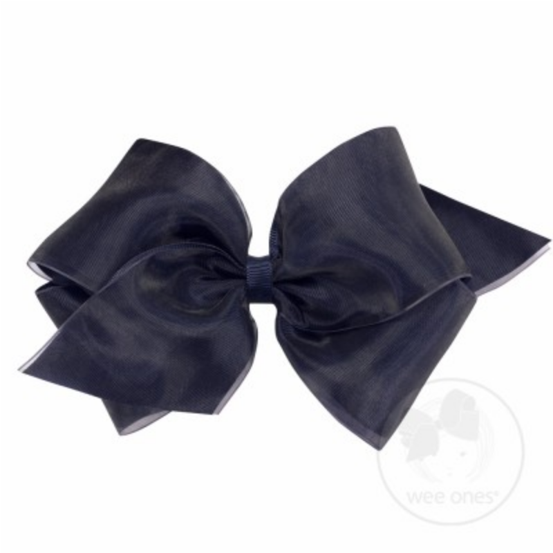 Organza Overlay King Bow - 5012