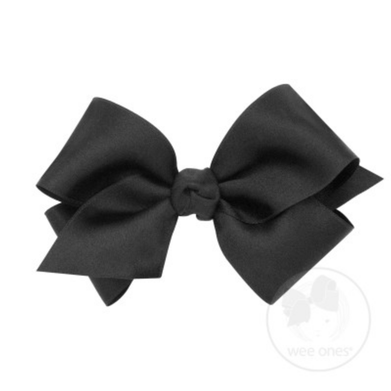 Small French Satin Bow - 6791