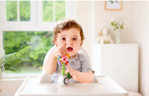Shake n' Sparkle Flower Rattle