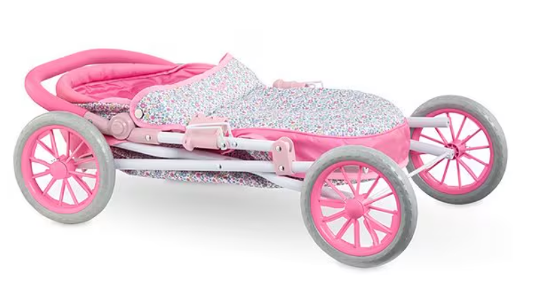 Floral Carriage for 12"-20" Baby Doll