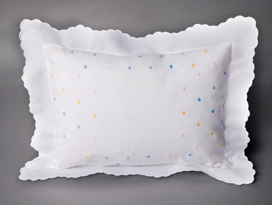 Multi Dot Petite Pillow Shams w Insert-2400