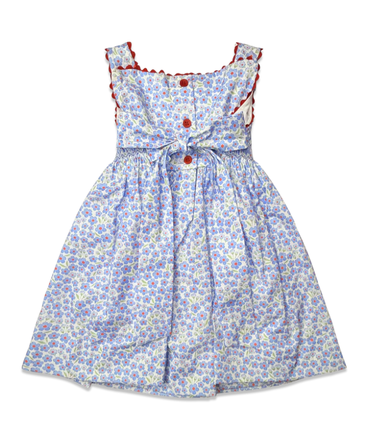 Izzie Dress - Red White & Bloom