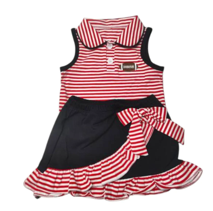 Gameday Cheer Set Red & Black