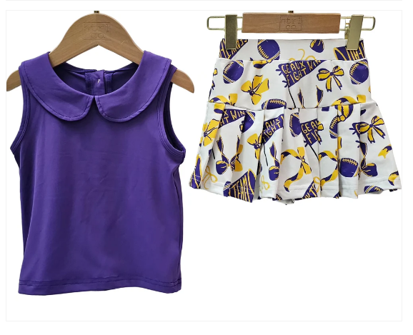 Geaux, Fight, Win Cheer Set