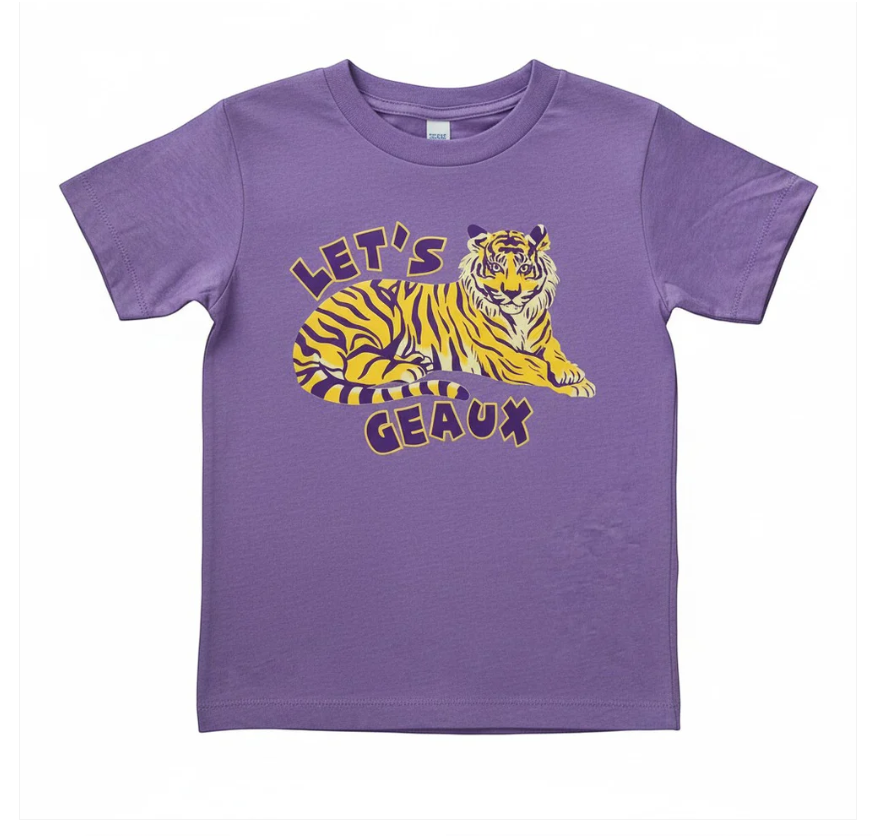 Let's Geaux Tigers Graphic Tee