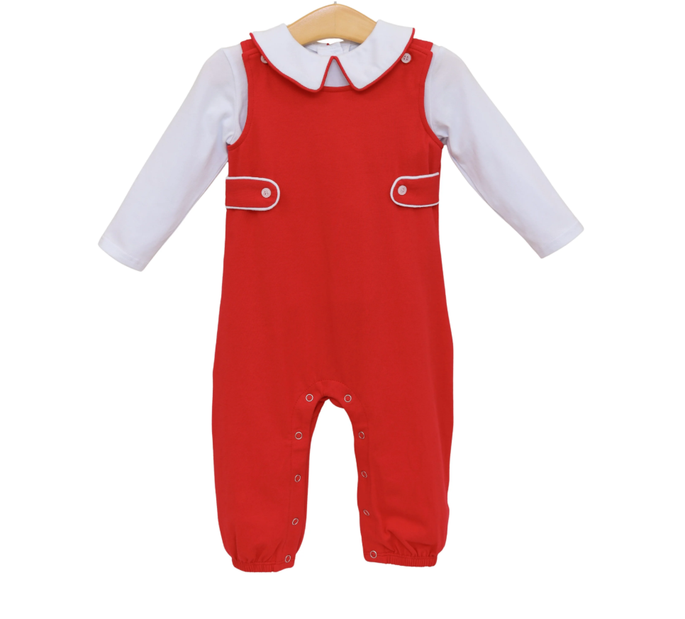 Elijah Jon Jon Set-Red/3101