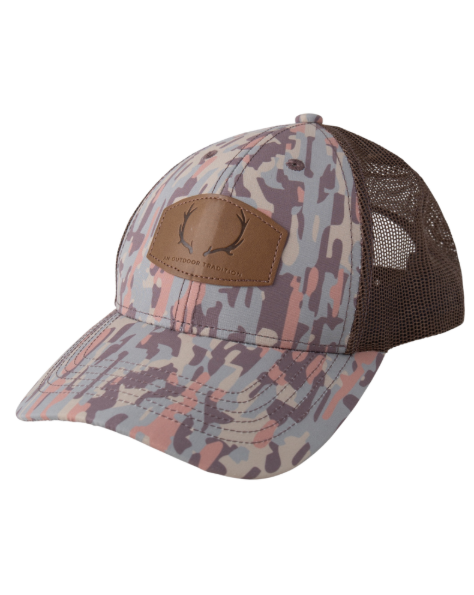Trucker Cap-Stay in the Lines Camo