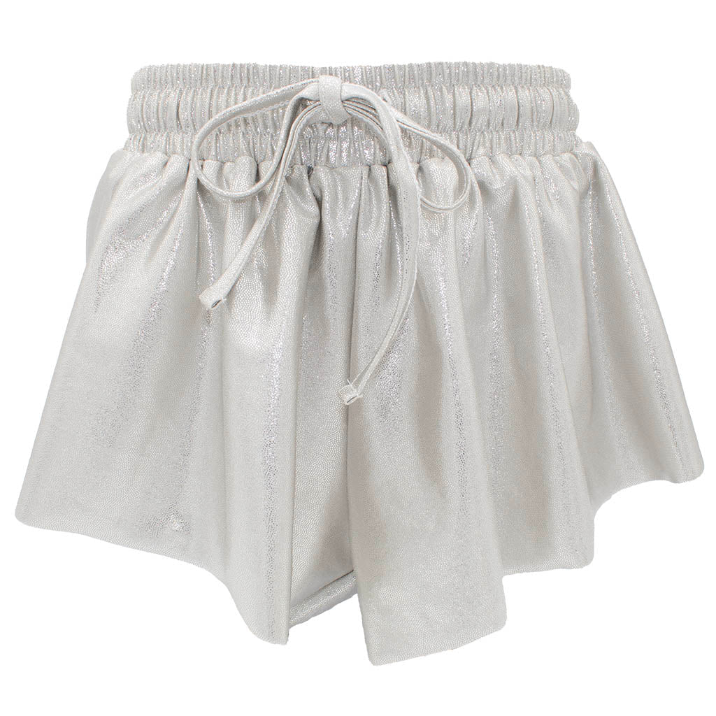 Shimmer Butterfly Short - Silver