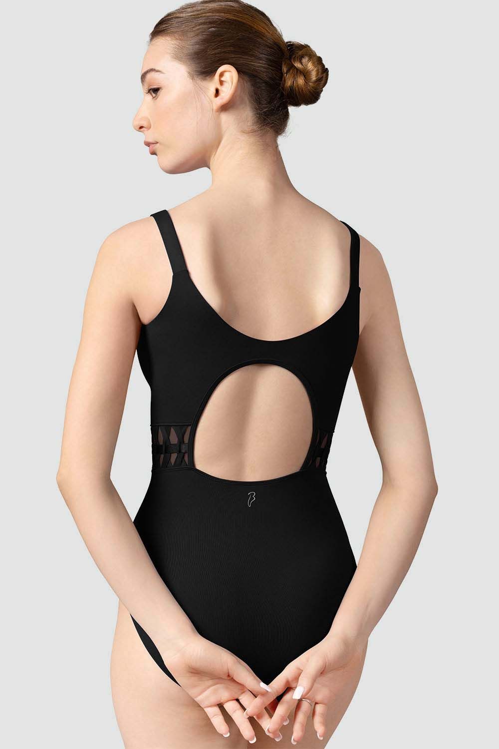 Phillipa Camisole Leotard - Black