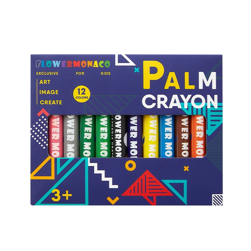 Palm Crayons - 12 Colors