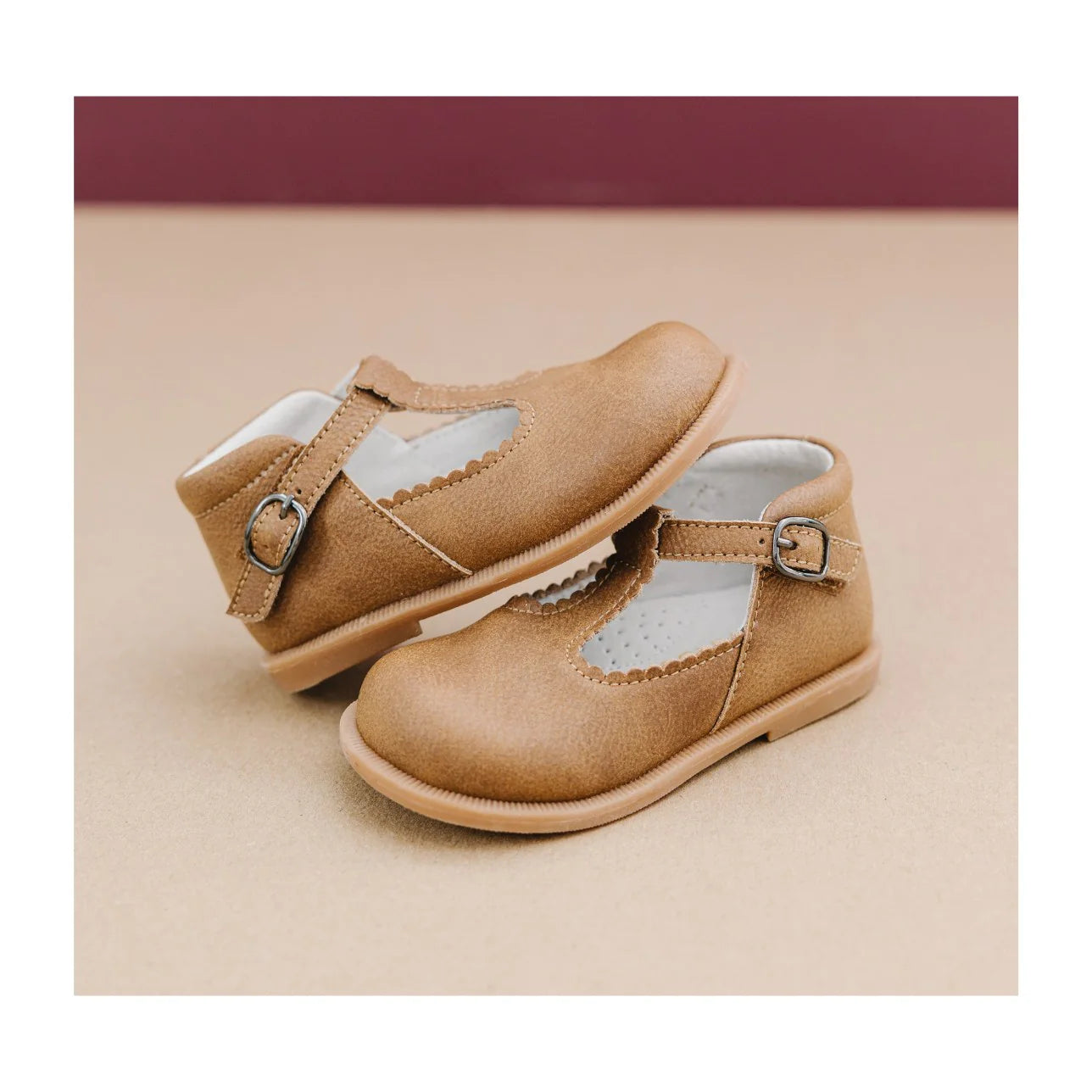 Louise Scallop T-Strap - F-390