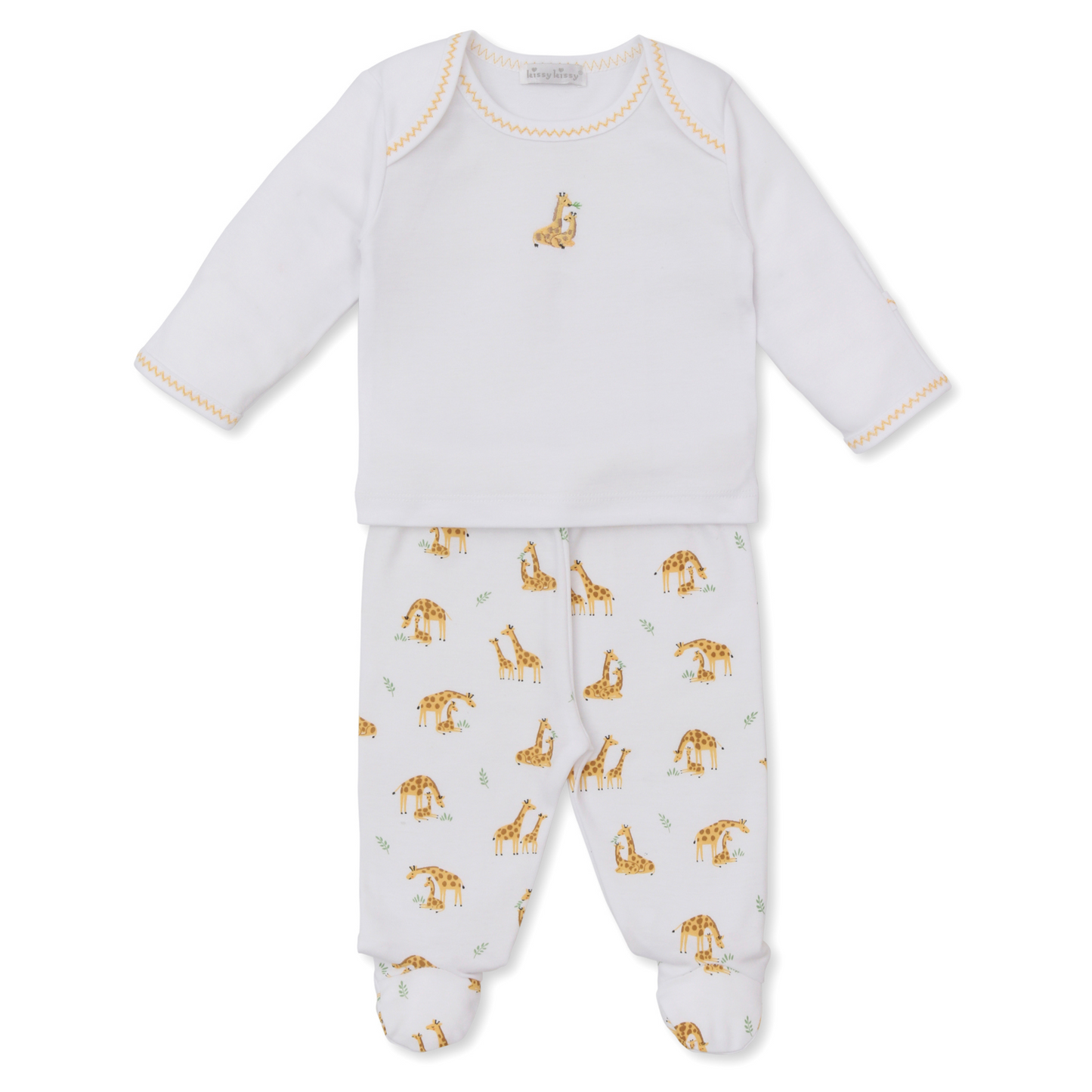 Giraffe Duo Footed Pant Set