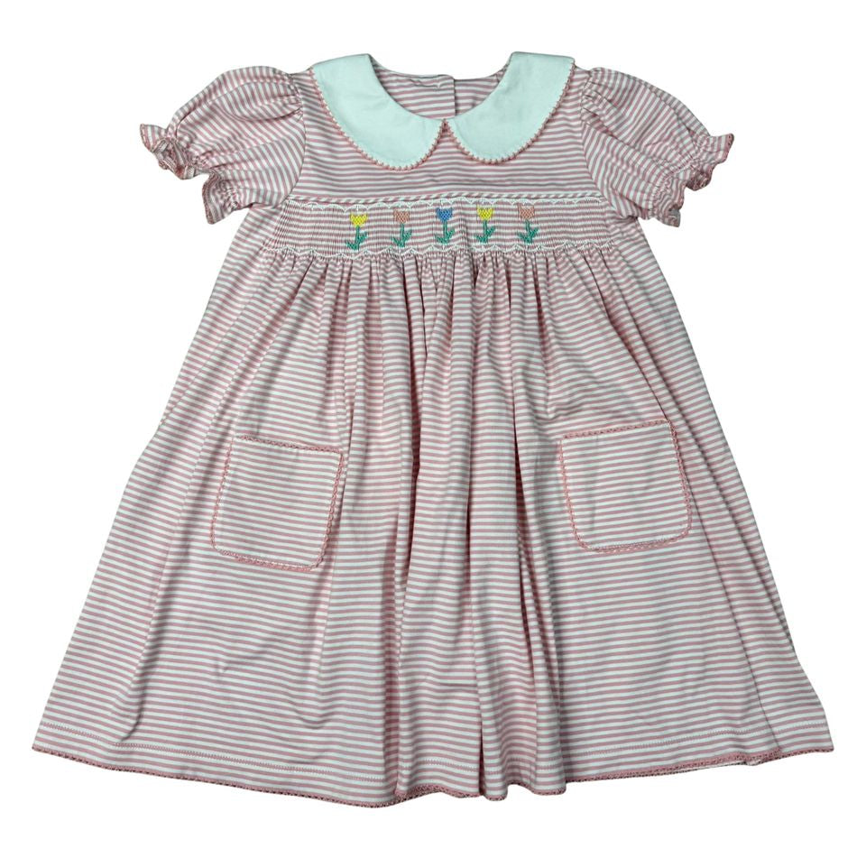 Smocked Dress - Tilly's Tulips