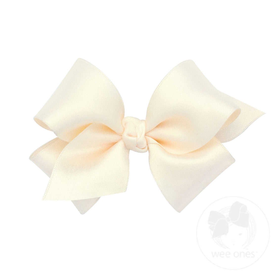 Small French Satin Bow - 6791