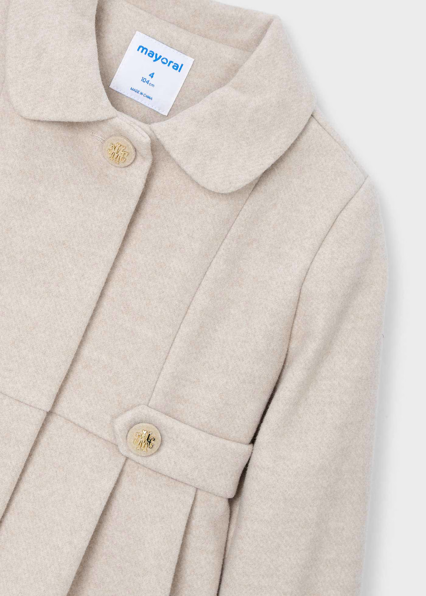 Woolen Coat - Stone